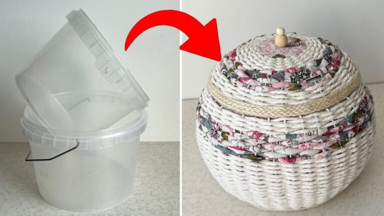 Diese einfache Technik verwandelt Plastik in ein einzigartiges Kunstwerk für dein Zuhause