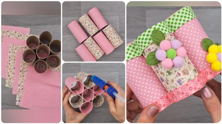 Diese geniale Idee verwandelt alte Papierrollen in stylische Stiftehalter… entdecken Sie