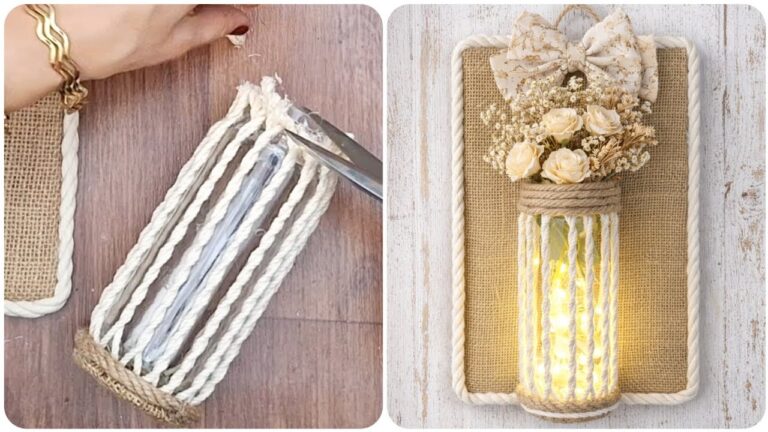 10 kreative Ideen für atemberaubende Wanddeko aus Karton und Jute entdecken!