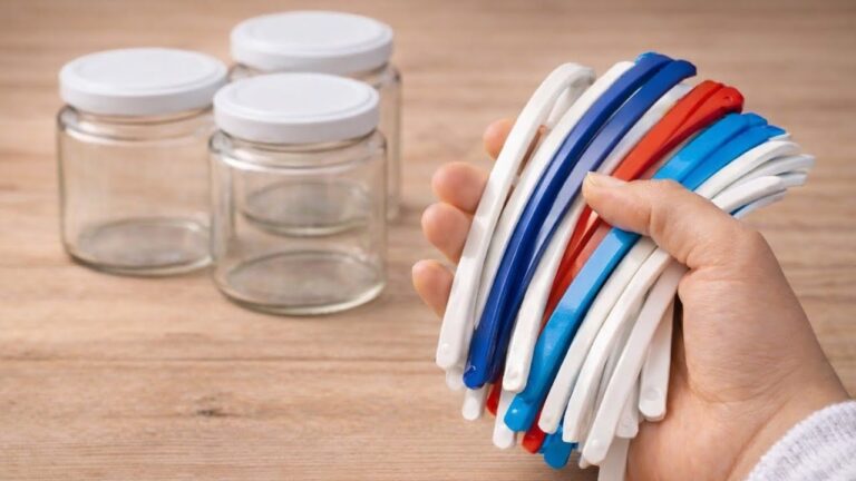 5 kreative Ideen für DIY-Dekor mit Plastikgriffen und Glasbehältern