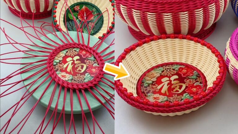 5 kreative Schritte für einen stilvollen PE-Rattankorb mit Acrylbasis