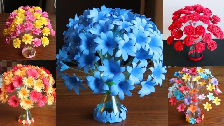 5 kreative DIY-Blumenvasen aus Plastikflaschen für dein Zuhause