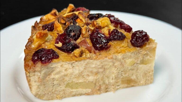 10 kg pro Monat verlieren: Mein kalorienarmes Haferflocken- und Apfel-Dessert-Rezept!