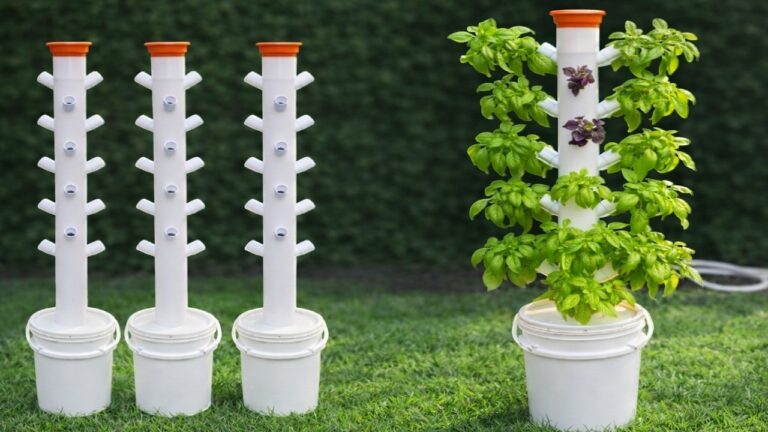 5 Schritte zu deinem eigenen einfachen vertikalen Hydroponie-System