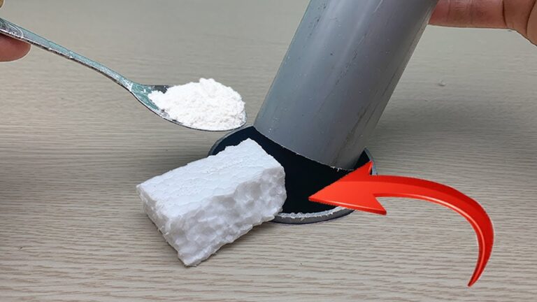 Styropor, Backpulver und 3 Ideen für PVC-Rohre – So einfach gelingt es!