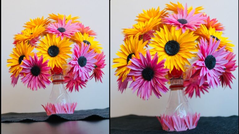5 kreative Ideen für eine Blumenvase aus Plastikflaschen, die jeden Raum verschönern