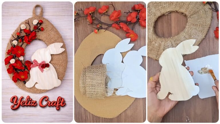 10 Ideen für einen bezaubernden DIY Osterhasenkranz, den du sofort nachmachen willst!