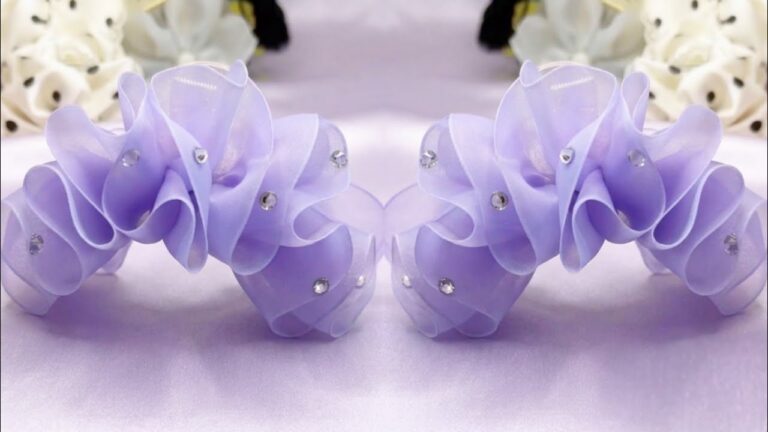 5 Minuten DIY: Wunderschöne Haarspange für Anfänger Schritt für Schritt erstellen