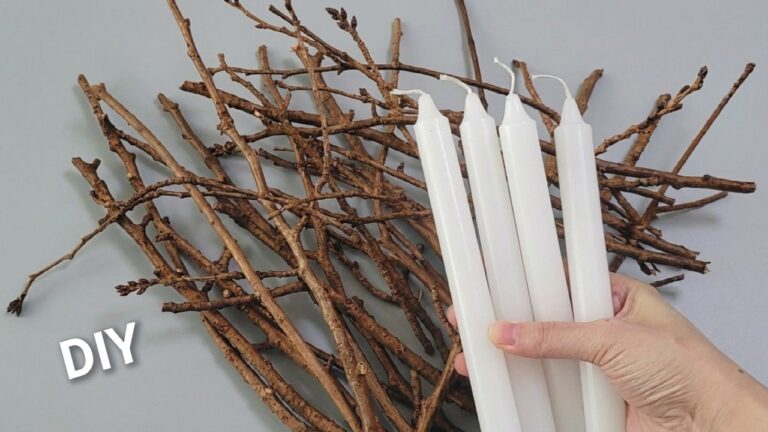 5 geniale DIY-Ideen: So verwandelst du Äste in zauberhafte Kerzenhalter!