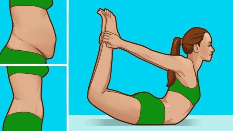 7 effektive Übungen für flachen Bauch und weniger Bauchfett!