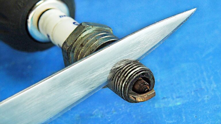 Schärfe dein Messer in 2 Minuten: So nutzt du die Zündkerze clever!