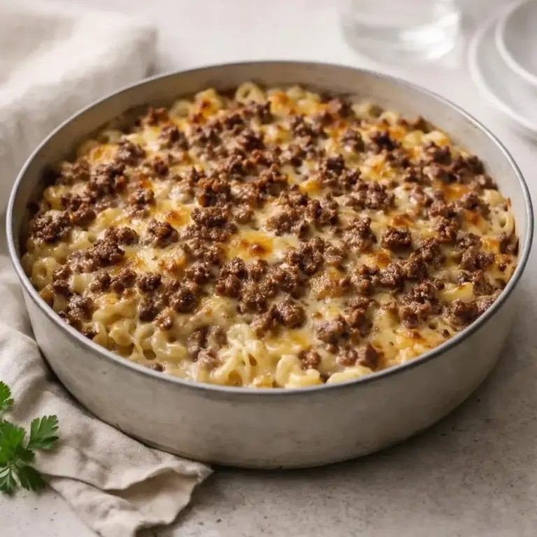 Hackfleisch-Cheddar-Nudeln aus dem Ofen – Das perfekte Rezept