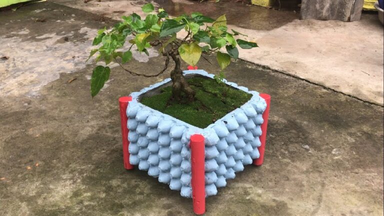 5 kreative Ideen für Blumentöpfe aus Eierkartons für deinen Garten