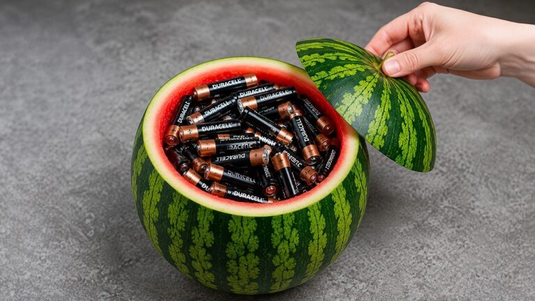 7 erstaunliche Ideen: Wassermelonen und alte Batterien kreativ nutzen!