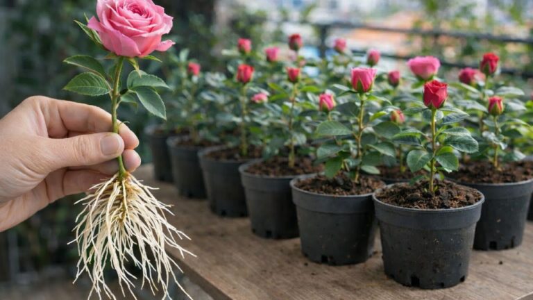 5 einfache Schritte zur Vermehrung von Rosen aus Stecklingen ohne Kosten!