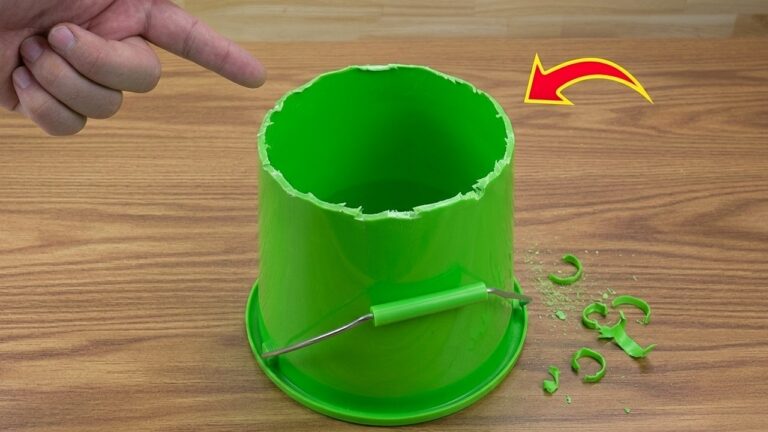 5 kreative Ideen, um alte Plastikeimer in wertvolle Schätze zu verwandeln