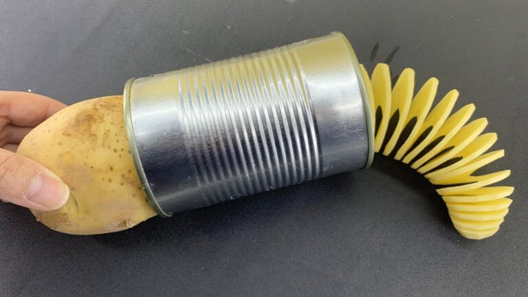 5 einfache Schritte für deinen DIY Spiralschneider aus Kartoffeln zu Hause