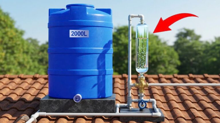 Entdecke 5 kreative Ideen für kostenlose Wasserenergie mit PVC-Rohren und Zement!