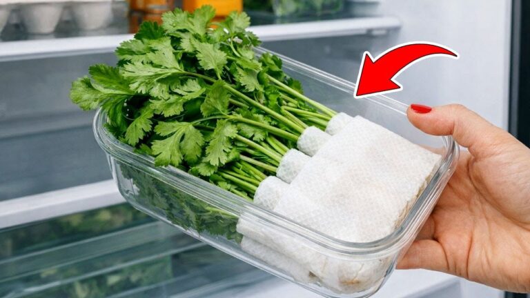 Bewahre Koriander 12 Monate lang frisch mit diesen 5 einfachen Tipps!