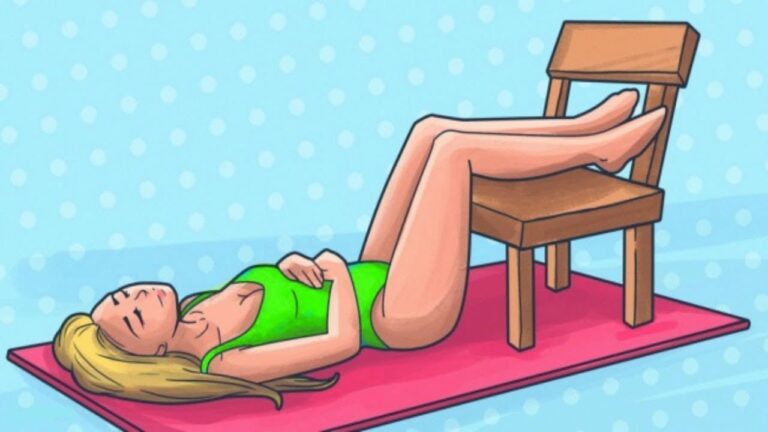 3 einfache Stuhl-Übungen, um Bauchfett effektiv zu verlieren