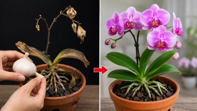 1 Zehe Knoblauch rettete meine verfaulten Orchideen – Unglaublich, aber wahr!
