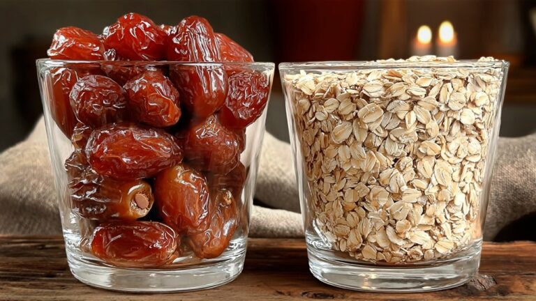 5 schnelle gesunde Süßigkeiten ohne Zucker mit Haferflocken und Datteln entdecken!