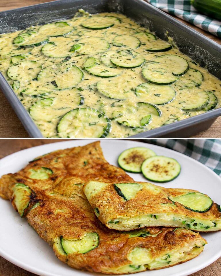 Hast du Zucchini und Eier? Dann probier dieses günstige und leckere Rezept