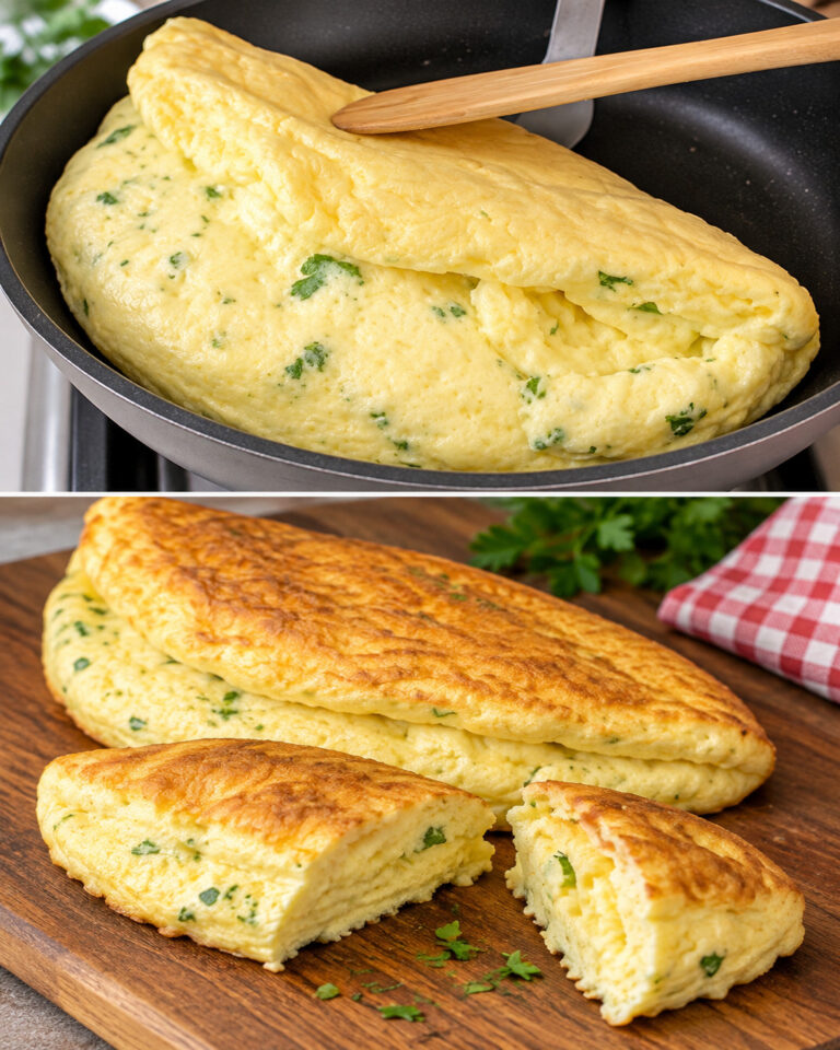 5 Minuten, 2 Eier! Rezept für ein fluffiges Soufflé-Omelett, schnell und einfach!