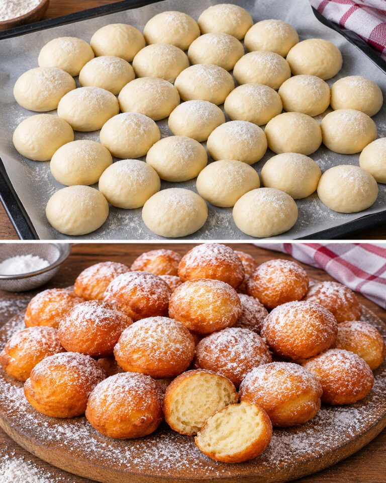 Nur eine halbe Dose gezuckerte Kondensmilch und 5 Minuten! Diese Krapfen sind unwiderstehlich!