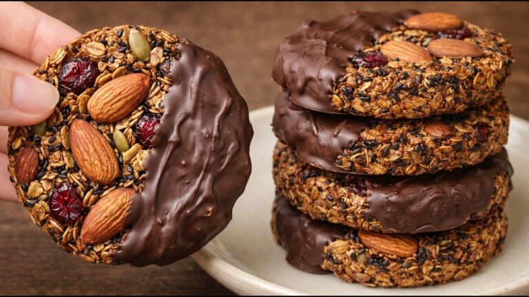 Ich esse keinen Zucker! Gesunde Haferkekse in 15 Minuten! Ohne Zucker! Ohne Mehl!