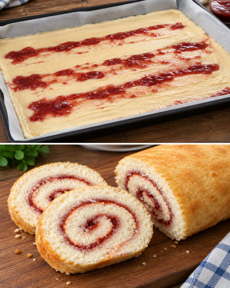 Eine unglaublich leckere Teerolle, in 5 Minuten fertig! Einfach und lecker!