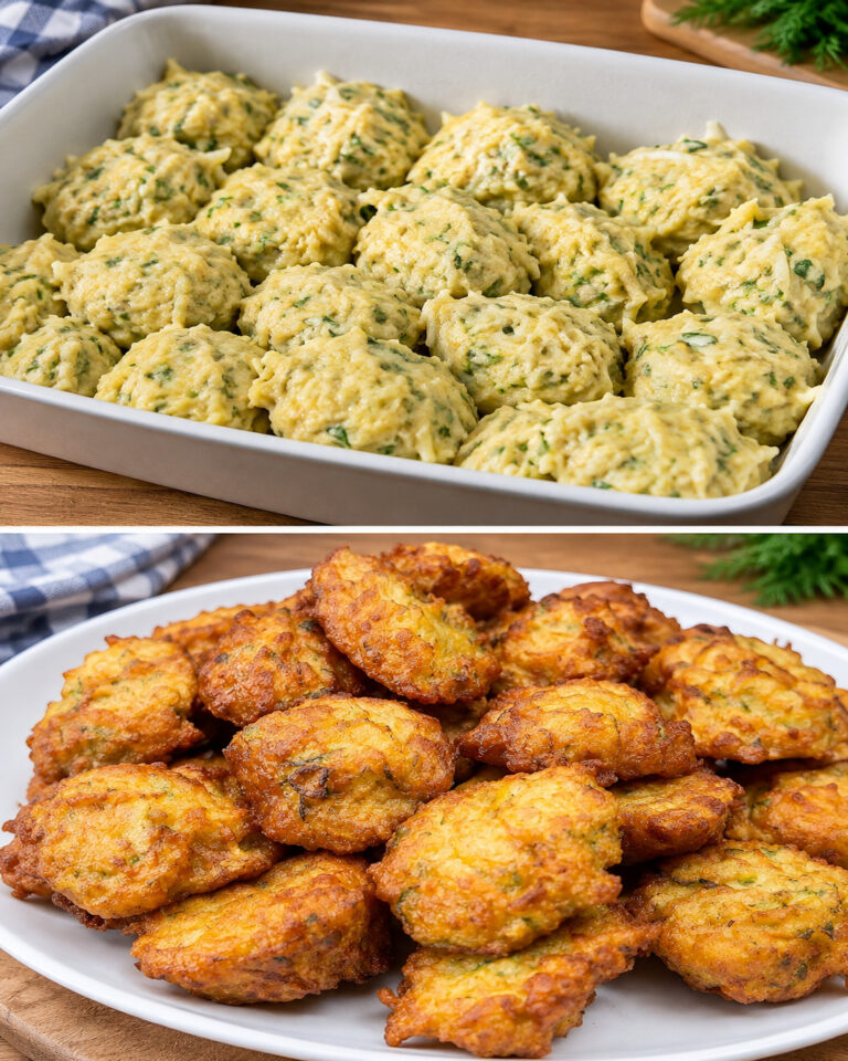 Einfach Kartoffeln und 1 Zucchini reiben! Besser als Pommes! Schnelles und einfaches Rezept.